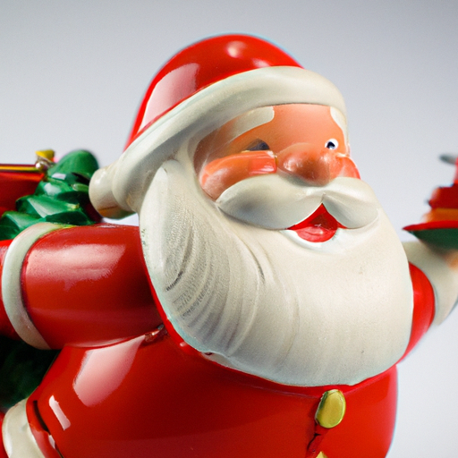 30 MUSICAL ANIMATED SANTA IN CLASSIC PLANE BATTERY OPERATED