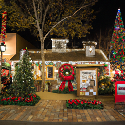 VILLAGE ACCESSORY HOLIDAY TOWN TREE